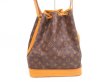 Photo2: LOUIS VUITTON Monogram Leather Brown Shoulder Bag Purse Noe #4391