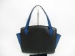 Photo2: LOUIS VUITTON Epi Leather Black & Blue Hand Bag Purse Varenne #4395