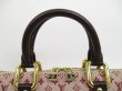 Photo7: LOUIS VUITTON Monogram Mini Canvas Red Hand Bag Alma Long #4401