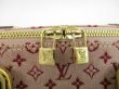 Photo9: LOUIS VUITTON Monogram Mini Canvas Red Hand Bag Alma Long #4401