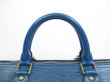 Photo7: LOUIS VUITTON Epi Leather Blue Hand Bag Purse Speedy30 #4403