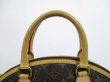 Photo7: LOUIS VUITTON Monogram Leather Brown Hand Bag Purse Lockit PM #4415