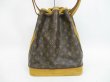 Photo2: LOUIS VUITTON Monogram Leather Brown Shoulder Bag Purse Noe #4419