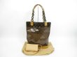 Photo1: LOUIS VUITTON 2003 Limited Monogram Vinyl Brown Tote Bag Purse Cabas Ambre MM #4420