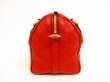 Photo4: LOUIS VUITTON Leather Empreinte Red Hand Bag Speedy 25 Bandouliere #4460