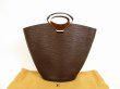 Photo1: LOUIS VUITTON Epi Leather Brown Hand Bag Tote&Shoppers Bag Noctambule #4464