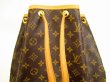 Photo9: LOUIS VUITTON Monogram Leather Brown Shoulder Bag Purse Noe #4471