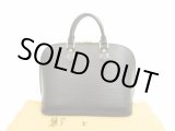 Photo: LOUIS VUITTON Epi Leather Black Hand Bag Purse Alma #4472