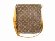 Photo1: LOUIS VUITTON Monogram Leather Brown Messenger&Cross-body Bag Musette #4475