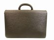 Photo2: LOUIS VUITTON Epi Leather Black Briefcase Doctor bag Fermoir #4489