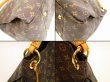 Photo6: LOUIS VUITTON Monogram Leather Brown Shoulder Bag Hobo Artsy MM #4496