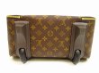 Photo5: LOUIS VUITTON Monogram Leather Brown Carry-on Bag Travel Bag Pegase 45 #4497