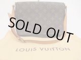 Photo: LOUIS VUITTON Monogram Leather Brown Shoulder Bag Musette Tango Short #4502