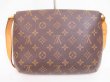 Photo2: LOUIS VUITTON Monogram Leather Brown Shoulder Bag Musette Tango Short #4502