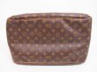 Photo5: LOUIS VUITTON Monogram Leather Brown Boston Bag Hand Bag Evasion #4505