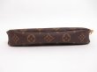 Photo5: LOUIS VUITTON Monogram Leather Brown Accessories Pouch Pochette #4508