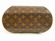 Photo5: LOUIS VUITTON Monogram Leather Brown Hand Bag Purse Ellipse MM #4527