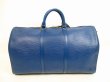 Photo2: LOUIS VUITTON Epi Leather Blue Duffle&Gym Bag Hand Bag Keepall 50 #4532