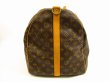 Photo3: LOUIS VUITTON Monogram Leather Brown Gym Bag Keepall 60 Bandouliere #4536