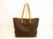 Photo2: LOUIS VUITTON Monogram Leather Brown Tote&Shoppers Bag Cabas Alto #4542