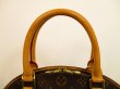 Photo7: LOUIS VUITTON Monogram Leather Brown Hand Bag Purse Ellipse MM #4549