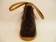 Photo3: LOUIS VUITTON Monogram Leather Brown Tote Bag Petite Bucket w/Pouch #4556