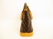 Photo4: LOUIS VUITTON Monogram Leather Brown Hand Bag Purse Lockit PM #4571