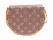 Photo2: LOUIS VUITTON Monogram Leather Brown Cross-body Bag Tambourine #4574