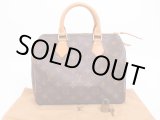 Photo: LOUIS VUITTON Monogram Leather Brown Hand Bag Purse Speedy25 #4575