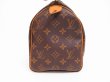 Photo4: LOUIS VUITTON Monogram Leather Brown Hand Bag Purse Speedy25 #4575