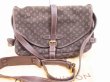 Photo1: LOUIS VUITTON Mini Lin Canvas Brown Messenger&Crossbody Bag Saumur MM #4581