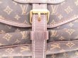 Photo9: LOUIS VUITTON Mini Lin Canvas Brown Messenger&Crossbody Bag Saumur MM #4581