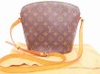 Photo1: LOUIS VUITTON Monogram Leather Brown Messenger&Cross-body Bag Drouot #4582