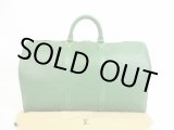 Photo: LOUIS VUITTON Epi Leather Green Duffle&Gym Bag Hand Bag Keepall 50 #4607