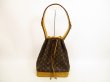 Photo1: LOUIS VUITTON Monogram Leather Brown Shoulder Bag Purse Noe #4610