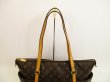 Photo11: LOUIS VUITTON Monogram Leather Brown Tote&Shoppers Bag Totally MM #4615