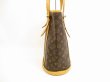 Photo3: LOUIS VUITTON Monogram Leather Brown Tote Bag Bucket GM w/Pouch #4618