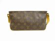 Photo2: LOUIS VUITTON Monogram Leather Brown Cross-body Bag Purse Trotteur #4620