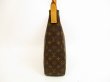 Photo3: LOUIS VUITTON Monogram Leather Brown Shoulder Bag Purse Looping GM #4624