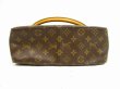 Photo5: LOUIS VUITTON Monogram Leather Brown Shoulder Bag Purse Looping GM #4624