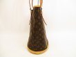 Photo4: LOUIS VUITTON Monogram Leather Brown Tote Bag Bucket GM w/Pouch #4626