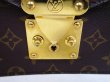 Photo11: LOUIS VUITTON Monogram Leather Brown Hand Bag Purse Concorde #4634