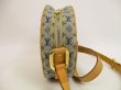 Photo3: LOUIS VUITTON Monogram Mini Canvas Blue Cross-body Bag Jeanne GM #4636