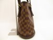 Photo4: LOUIS VUITTON Damier Leather Brown Tote&Shoppers Marais w/Pouch #4638