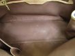 Photo8: LOUIS VUITTON Monogram Leather Brown Tote Bag Batignolles Horizontal #4639