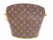 Photo2: LOUIS VUITTON Monogram Leather Brown Messenger&Cross-body Bag Drouot #4645