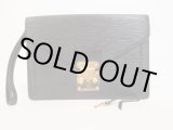 Photo: LOUIS VUITTON Epi Leather Blacks Clutch Bag Purse Sellier Dragonne #4652