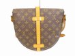 Photo2: LOUIS VUITTON Monogram Leather Brown Cross-body Bag Chantilly GM #4656