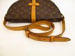 Photo7: LOUIS VUITTON Monogram Leather Brown Cross-body Bag Chantilly GM #4656