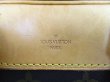 Photo11: LOUIS VUITTON Monogram Leather Brown Hand Bag Purse Deauville #4661